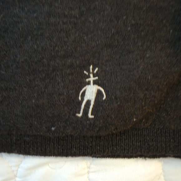 Chocolate Brown Striped Sweater XL Smartwool - Picture 6 of 8